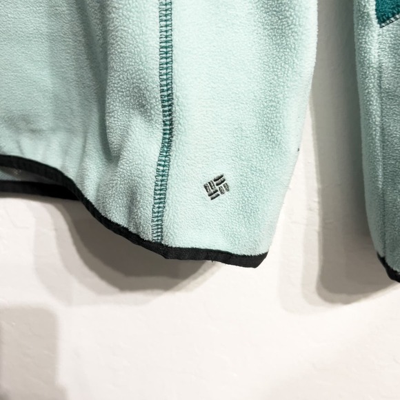 Columbia Titanium Fleece Quarter Zip Fleece Pullover Womens Small Green - Picture 4 of 7